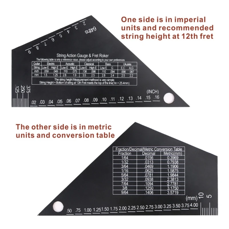Гитарный лад Руководство по выравниванию ладов Высокоточный инструмент для