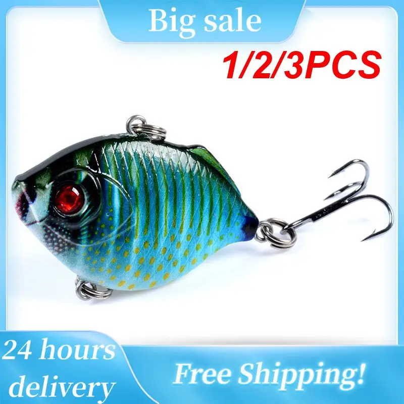 

1/2/3PCS 45mm 8.8g Crankbait Fishing Lure Artificial Bait Hard CrankBait Bass Fishing Wobbler Topwater Minnow Fishing