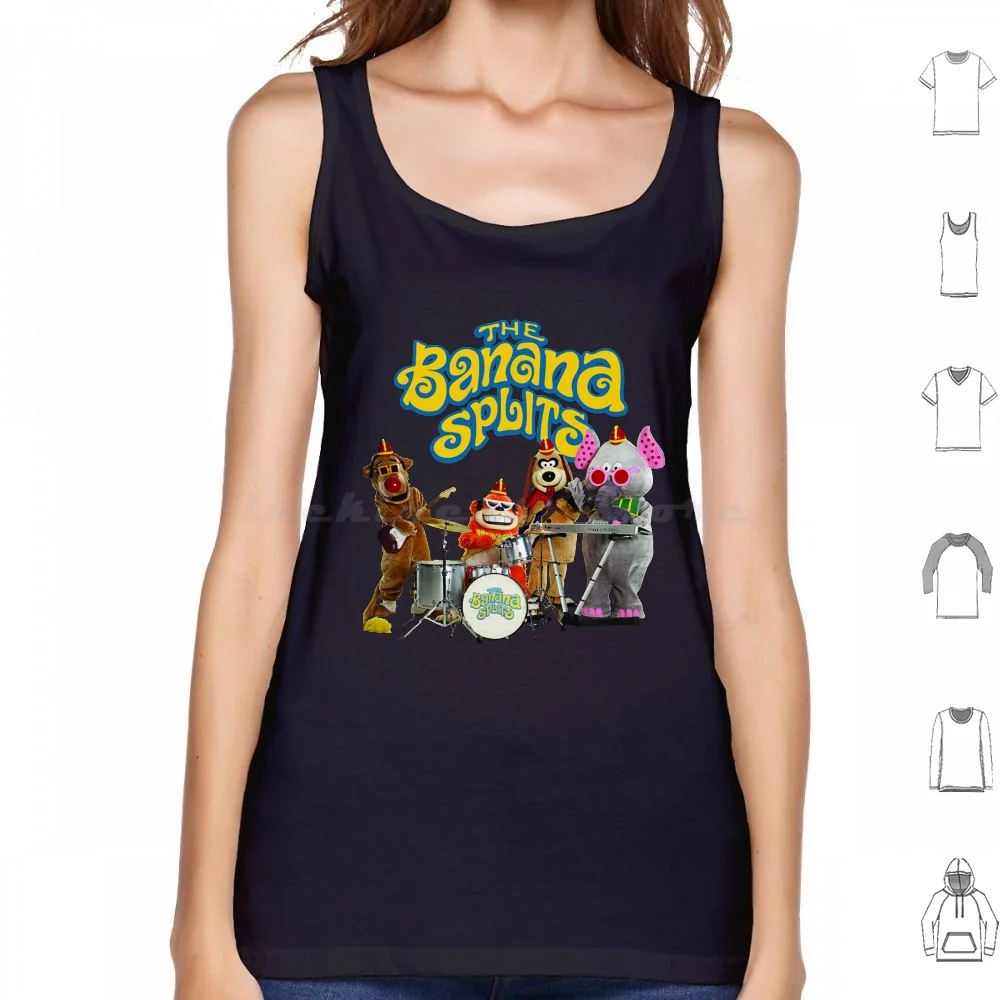 

The Banana Splits Racerback Tank Tops Vest Sleeveless The Banana Splits