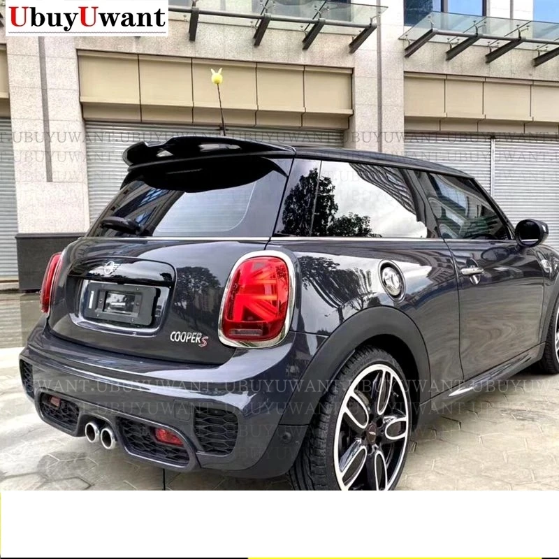 

Для JCW углеродное волокно/FRP спойлер на крышу углеродный комплект для заднего крыла корпуса гоночные аксессуары отделка для Mini F55 F56 Cooper ERS 2,0 T...