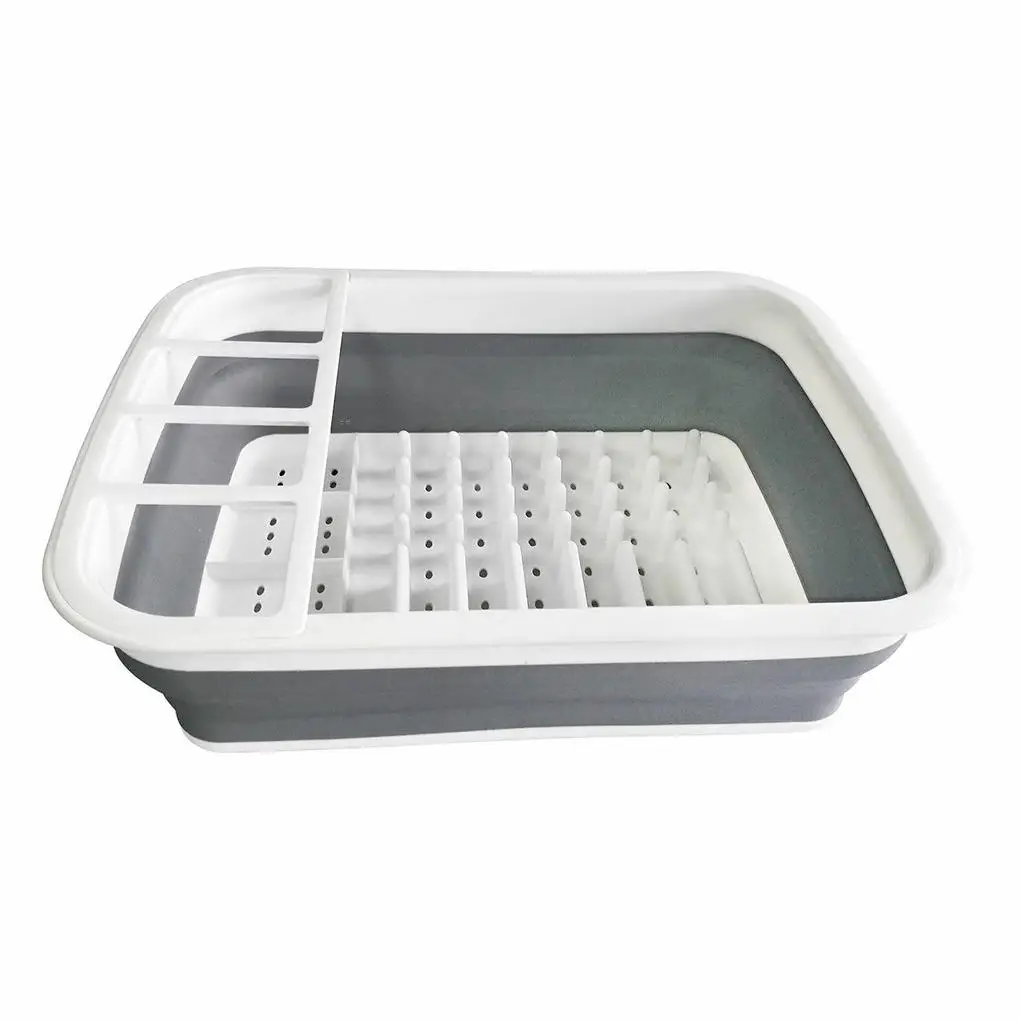 

Сушилка для посуды, складная миска для мытья, сушилка для посуды, складная многоразовая стойка-органайзер для воды