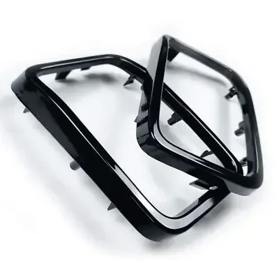 Фото Подходит для Jeep Grand Cherokee 2017-2021, черная передняя решетка, вставки, накладка, кольцо 6ML06XS9AA №2