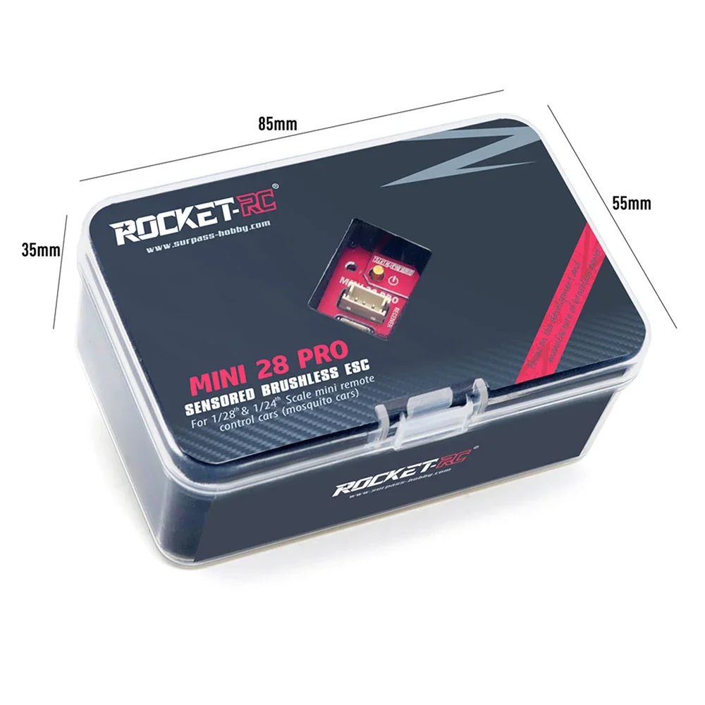 Бесщеточный регулятор скорости UniFlyROCKET-RC 30A с LED-картой программирования, комплект MINI 28 Pro 2S LiPo BEC 3A 6V7.4V для модернизации радиоуправляемых машин 128 127 (art.: 3920dcac391dc) - 3920dcac391dc