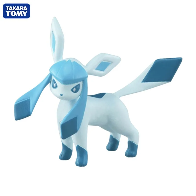 

In Stock Original TAKARATOMY Pokemon New Glaceon Anime Pvc Figure Model Doll Action Figures Collection Toys for Boys Cartoon