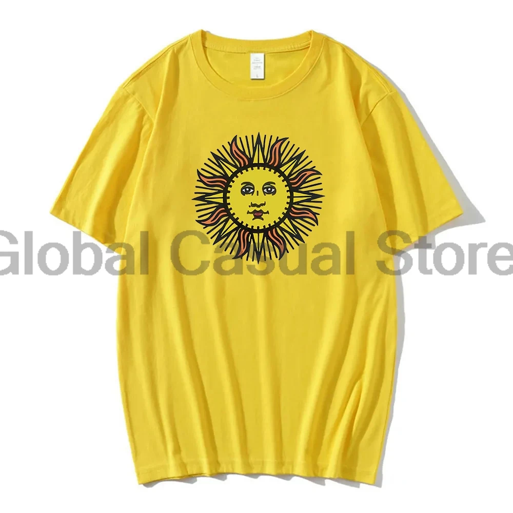 Футболка с надписью I Seen the TV светящаяся принтом из фильма ужасы и лицом от солнца