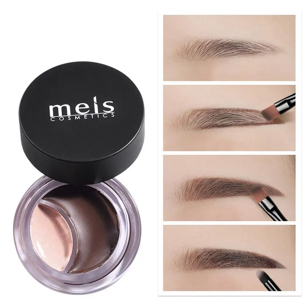

2 In 1 Professional Eyebrow Cream New Waterproof Long-lasting Makeup Eyebrow Balm Gel Cosmetics Can Be Mixed