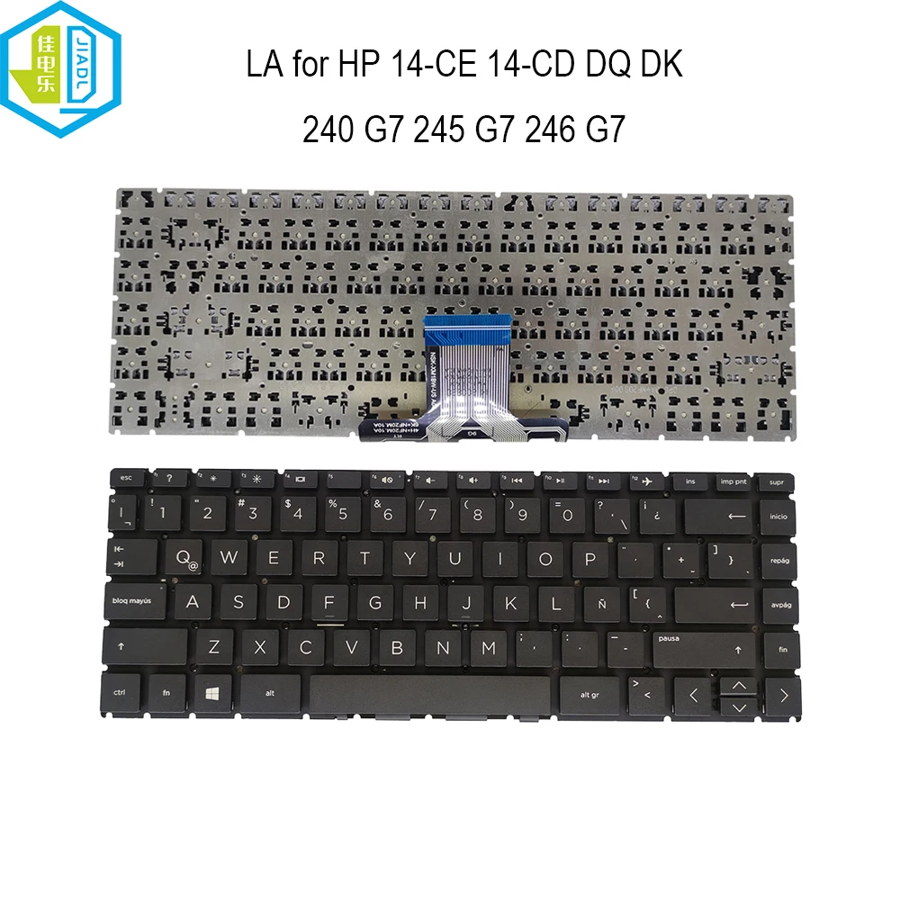 

Latin Laptop keyboard for HP 14-CE 14-CD 14M-CD 14T-CD 14-CK 14-CM 14-DH 14-DK 14-DQ 246 G7 245 G7 240 G7 L15599-151 L23241-161