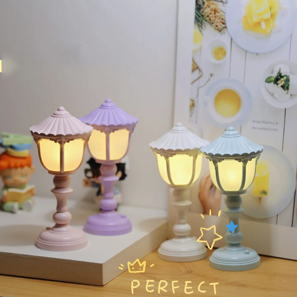 

Vintage Mini Book Light Small Retro Table Lamp Portable Lighting Lamp Battery LED Bedside Lamps Night Light Desk Bedroom Decor