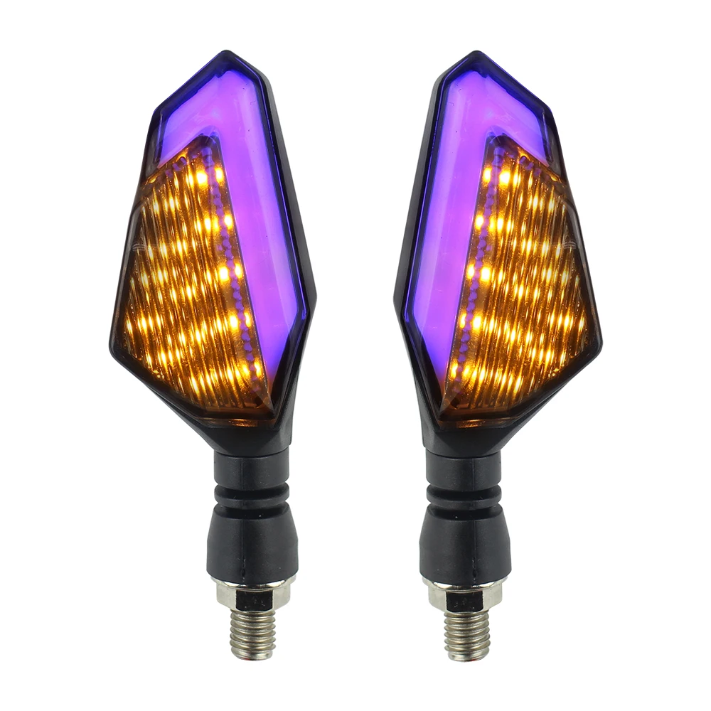 

Универсальный светодиодный указатель поворота для мотоцикла, световой индикатор желтого/красного цветов, указатели поворота