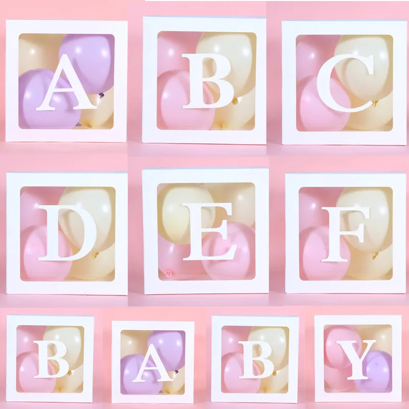 

Прозрачная коробка для детских шаров, 30 см