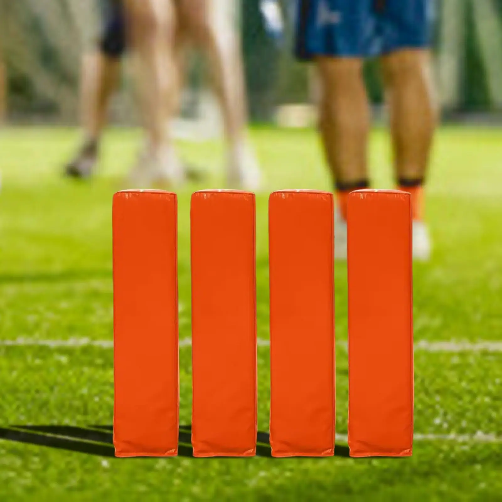 4x пилоны для футбольной зоны помощь тренировки игры на поле утяжеленная база