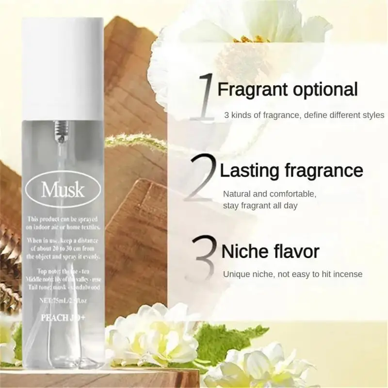 Unisex 75ML Fragrance Spray Long-lasting Air Freshener Androstenone Sexy Perfume Oil Women Men