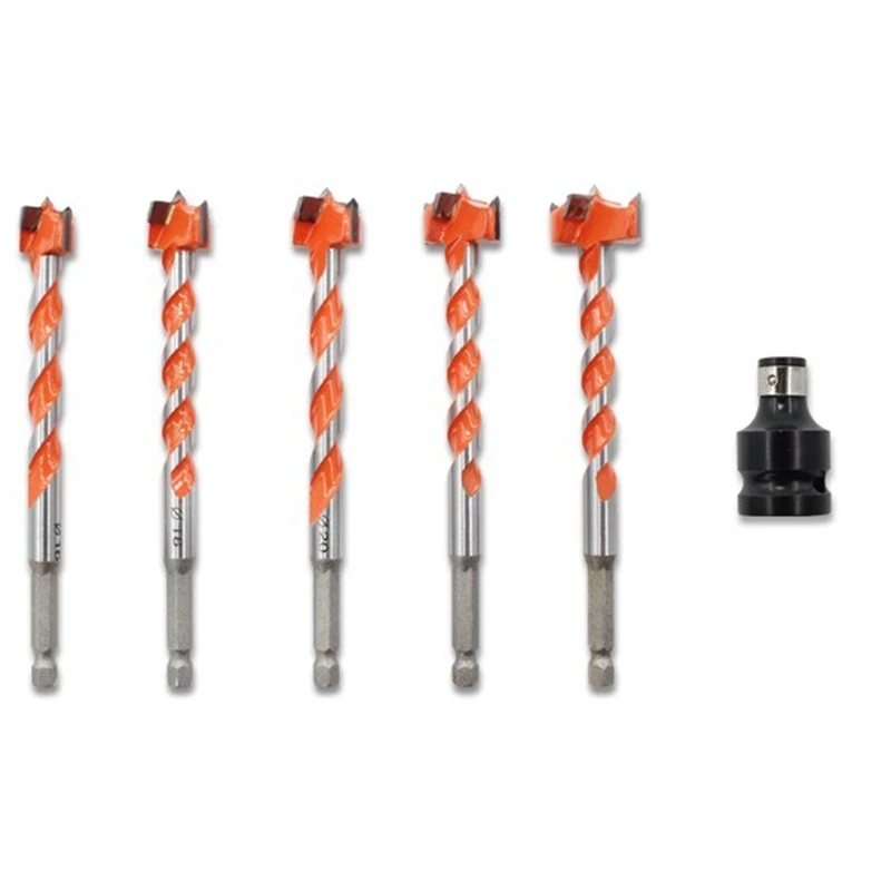 

Wood Drill Bit Self Centering Hole Saw Cutter Woodworking Tools Set 16Mm,18Mm,20Mm,22Mm,25Mm Forstner Drill Bits