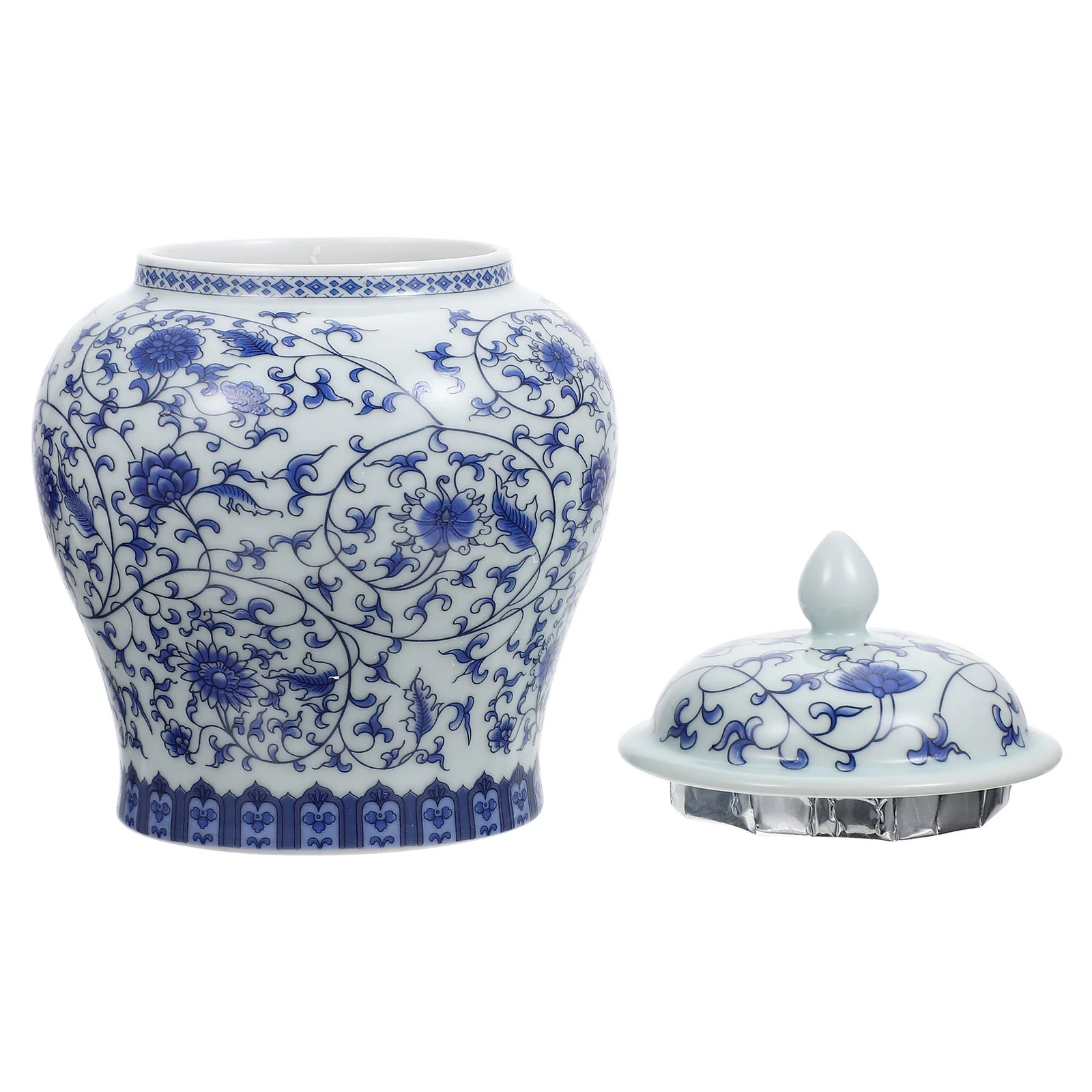 

Jar Tea Storage Ceramic Canistercoffee Container Loose Airtight Porcelain Jars Sugar Canisters Candy Chinese Pot Leaf Canvintage
