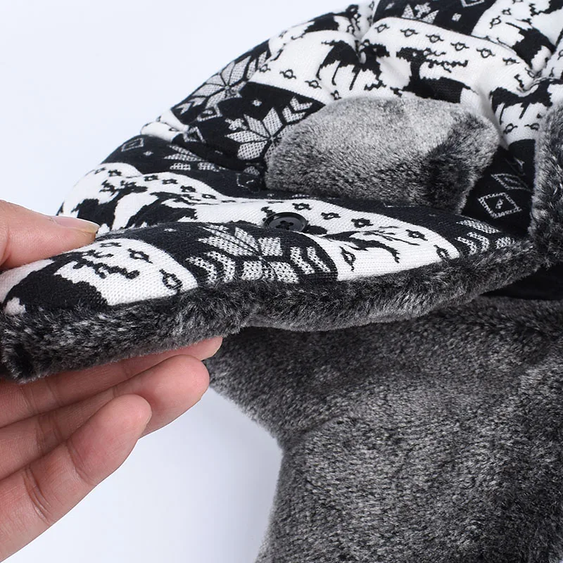 Женская зимняя шапка-ушанка из искусственного меха теплая снежная шапка 2024