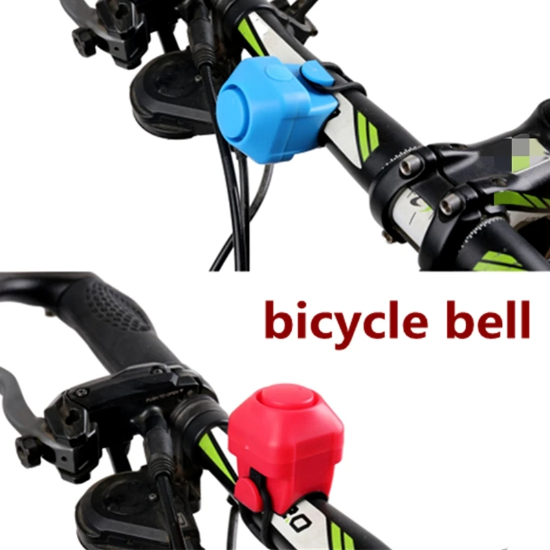 

Road bicycle electronic safety horn, 130dB electronic alarm buzzer, siren, mountain bike handlebar alarm safety accessories