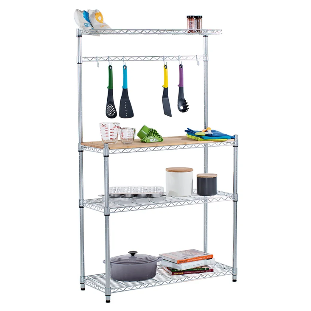 

Kitchen Organizer Baker's Rack Chrome