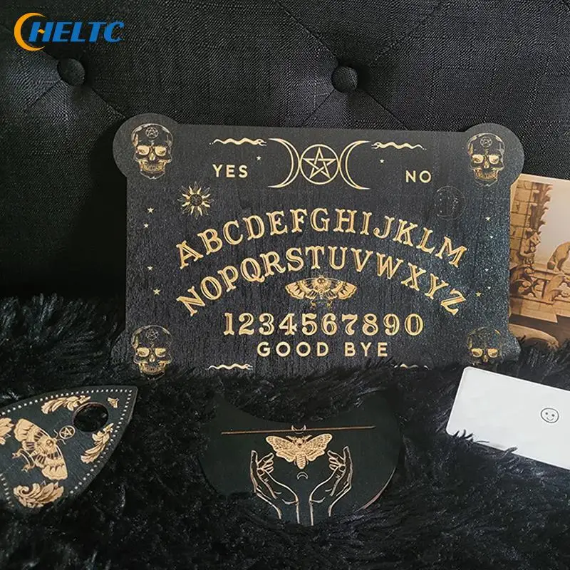 

DIY Wooden Divination Pendulum Board Engraved Magic Pendulum Board Ouija Metaphysical Message Witch Pendulum Board Altar Supplie