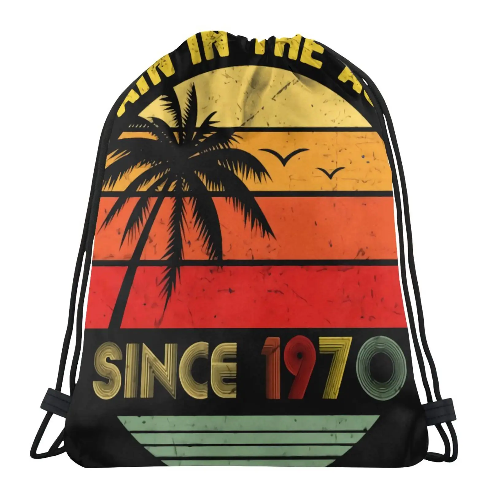 

50Th Birthday Born In 1970 Plus Bag Backpacks For Women Cute Bag Children's Backpack Pouch Bag Shoe Bags Fabric Bags Bag Ropes