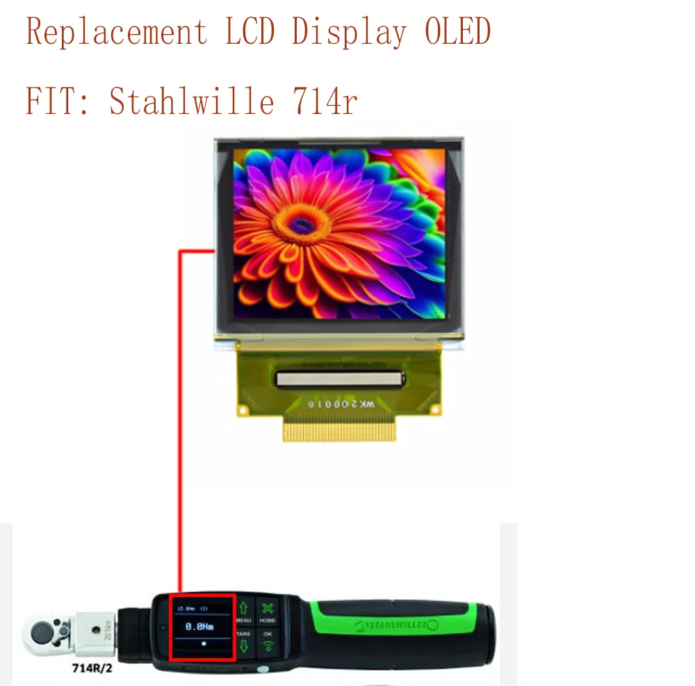 1 69 дюймовый белый OLED-дисплей для Stahlwille 714r