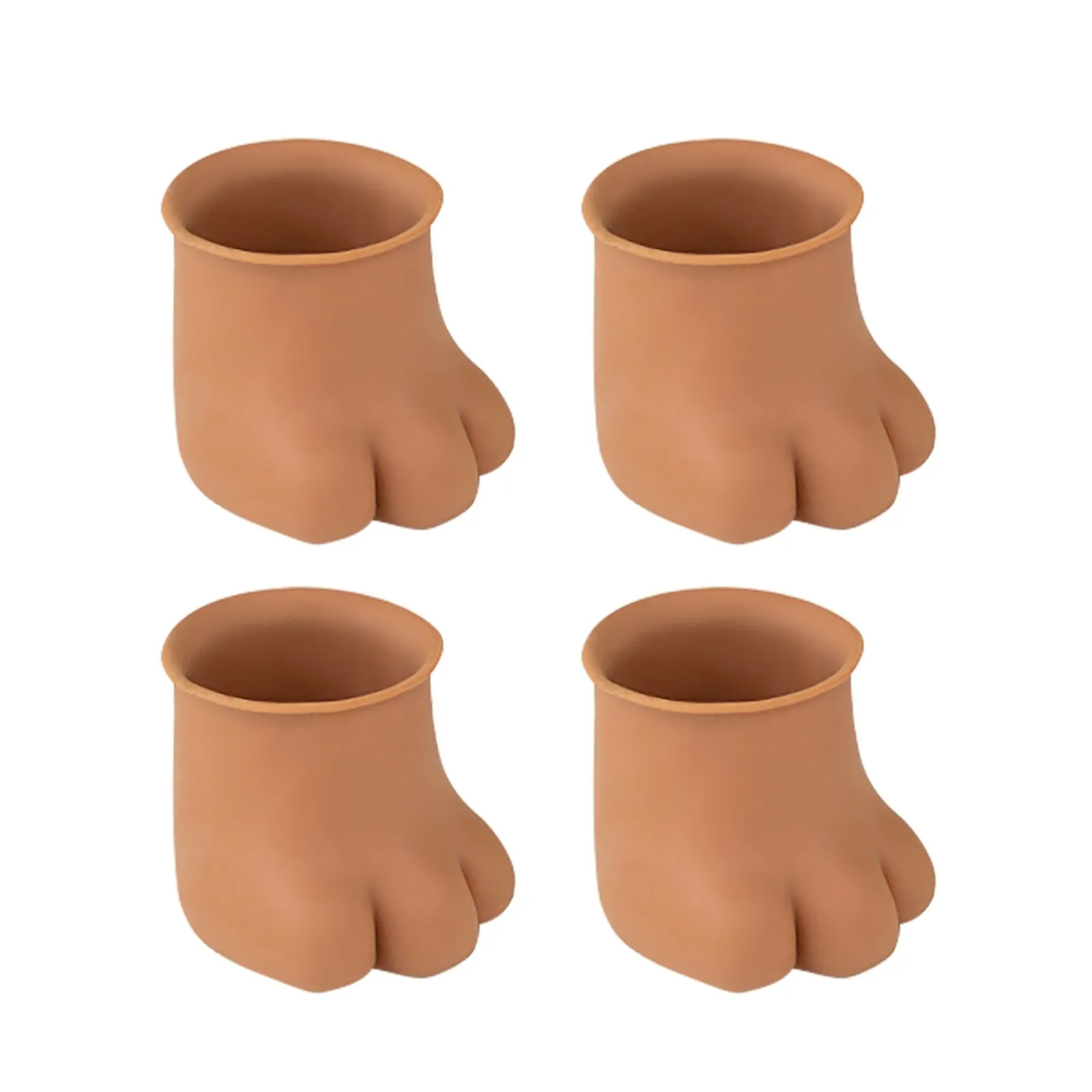 4 шт. нескользящие накладки на ножки стула и пола |