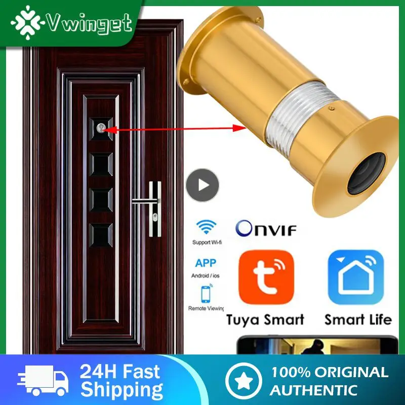 

2.4ghz Wifi Tuya Motion Detection App Push Alarm Mini Remote Monitoring 1080p Cctv Network Audio Horn P2p Home Security Monitor