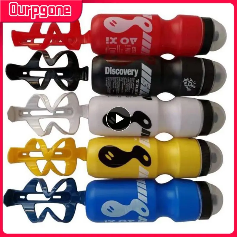 

750ML Water Bottle With Bicycle Flask Holder Ultralight Water Bottle Cage MTB Mountain Bike Bottle Holder Bike Accessories