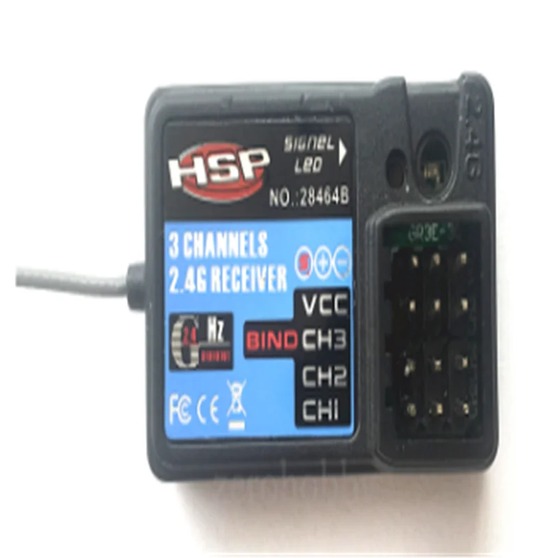 3-канальный приемник HSP 2,4G с предохранителем GT3B GR3C, обновленный для радиоуправляемой машины, грузовика, лодки GT3 GT2, передатчик HSP, ветер, хобби, игрушка, спорт