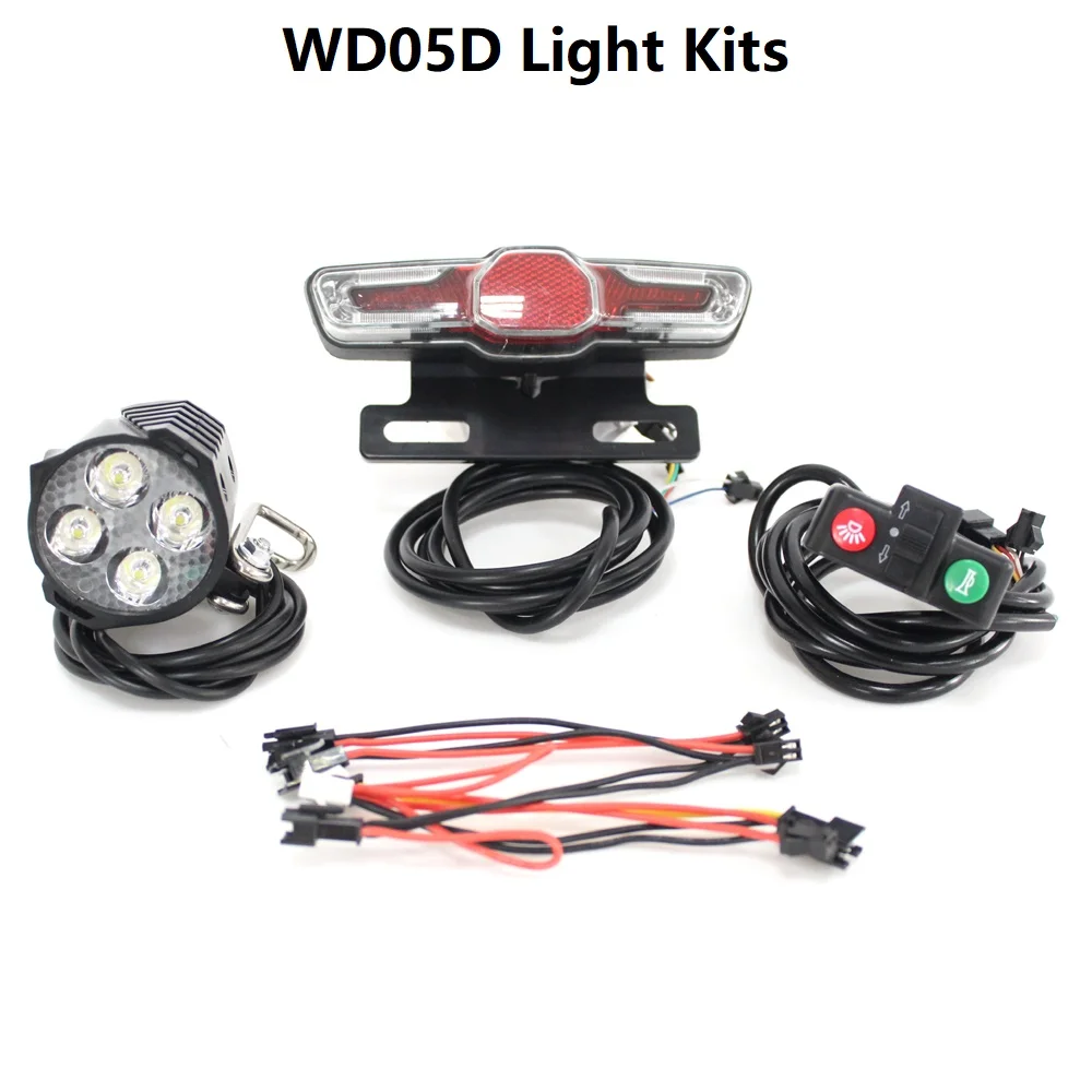 

36V 48V 60V WD05D eBike LED light kits Headlight Rear Light Brake Light Turning Light Horn