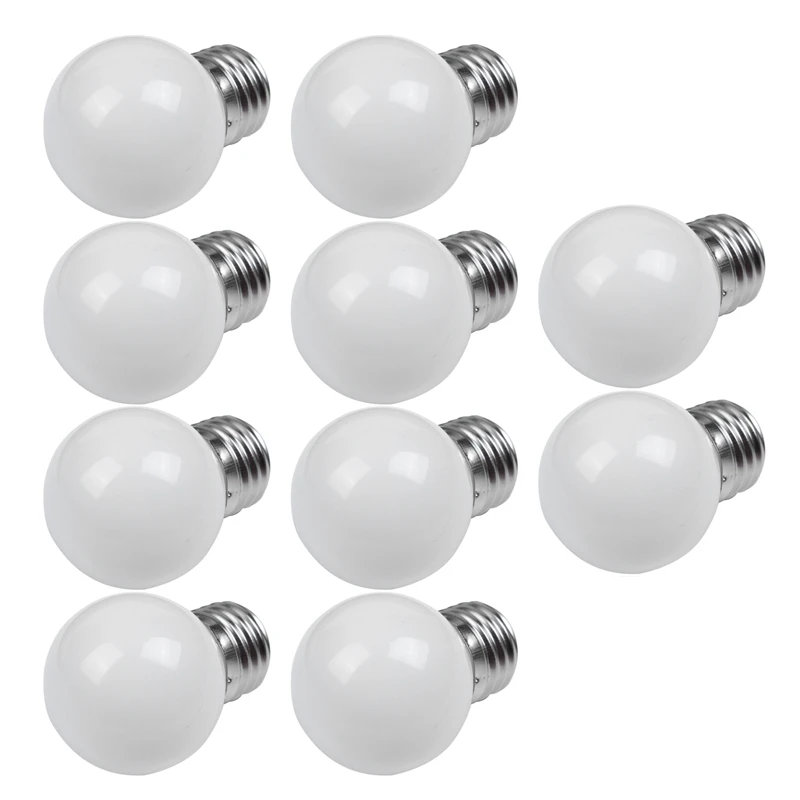 

10 Pieces E27 0.5W AC220V White Incandescent Lamp Bulb Decoration Lamp