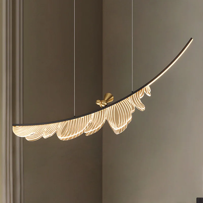 

Modern LED Chandeliers Hanging Lights Fixture Lighting Lustre Living Dining Room Kitchen Decor Pendant Lamp Indoor Front Desk