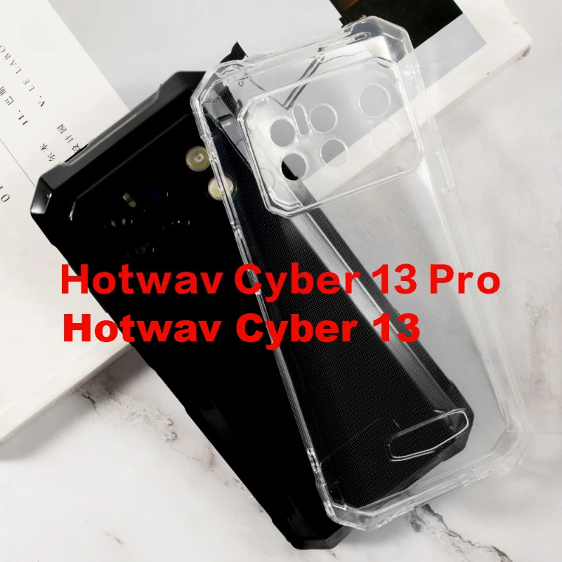 Антидетонационный мягкий чехол из ТПУ для HOTWAV Cyber 13 силиконовый Caso прозрачный