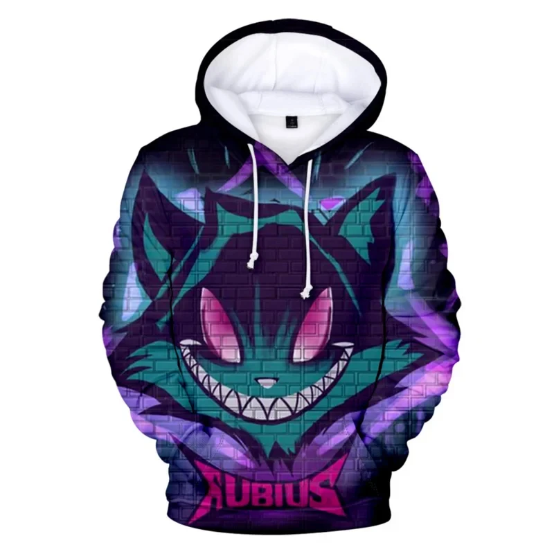 Фото 2026 3D-принт Rubius Z ed Fashion Осенне-зимний спортивный костюм с капюшоном в стиле HIP HOP для женщин/мужчин ZNT7E №1