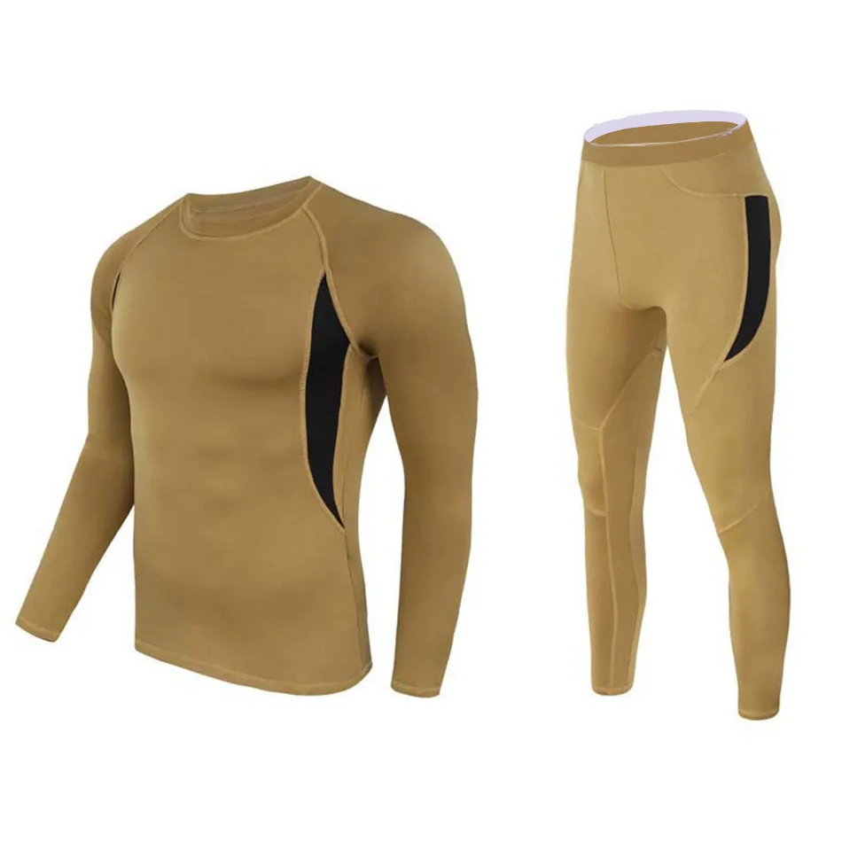 Keep Warm! Mens thermal underwear Sexy Sets Tights  Quick Dry thermo Pants Winter Autumun Spring clothing