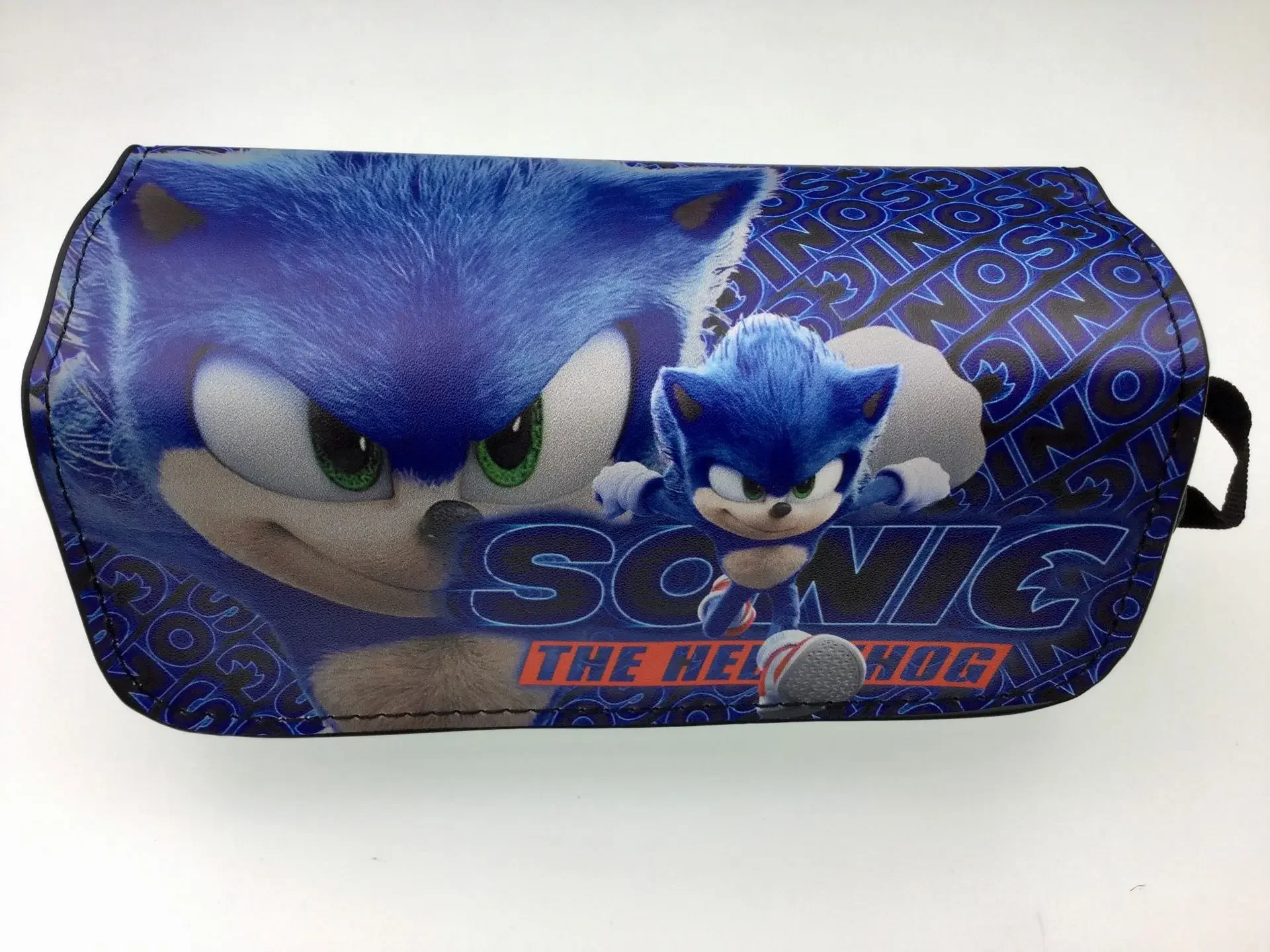 Фото Пенал Sonic с персонажами аниме, на молнии, для школьников, подарок для мальчиков №2