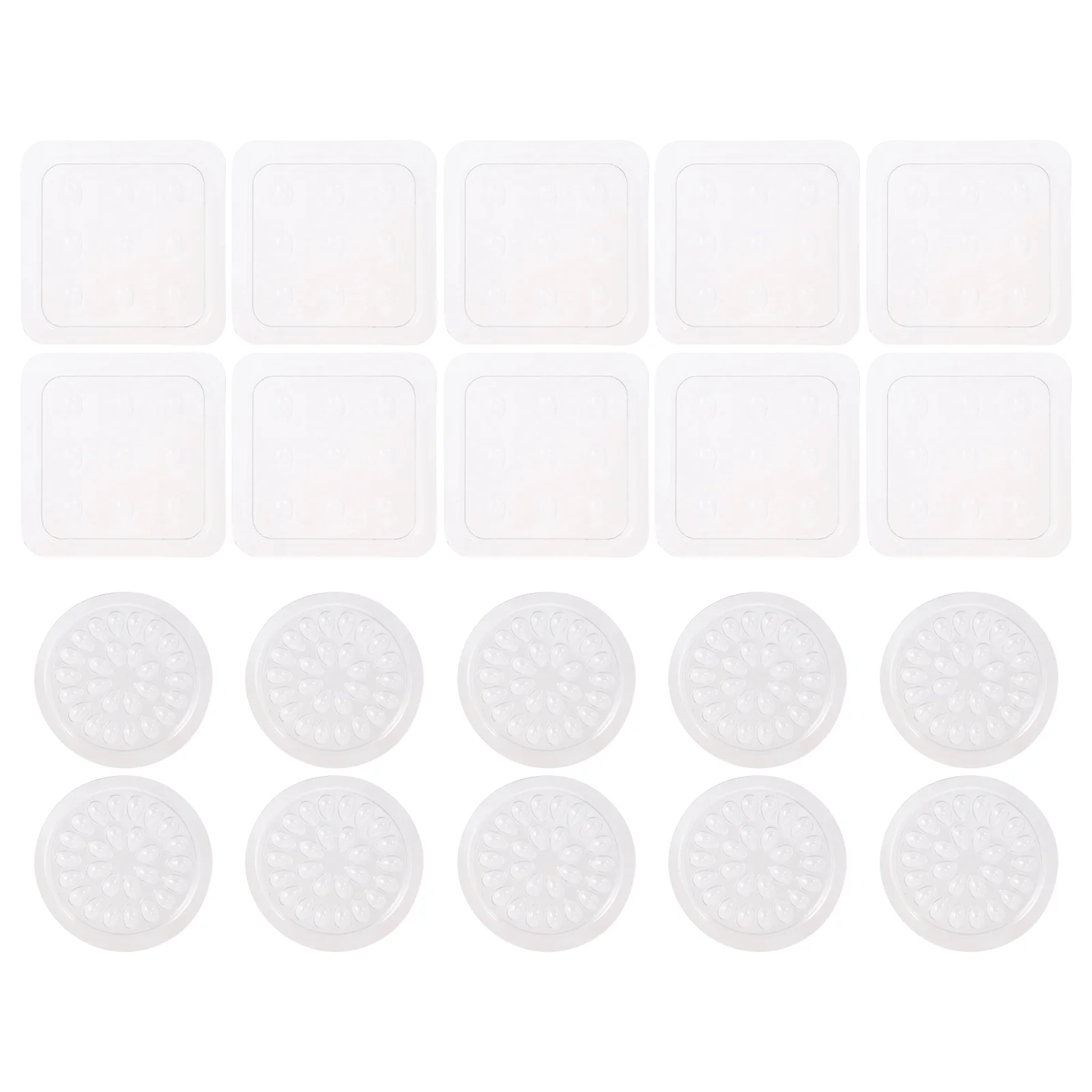 

40pcs Transparent Eyelash Extension Platform Eyelash Extensions Tray Eyelash Grafting Tool