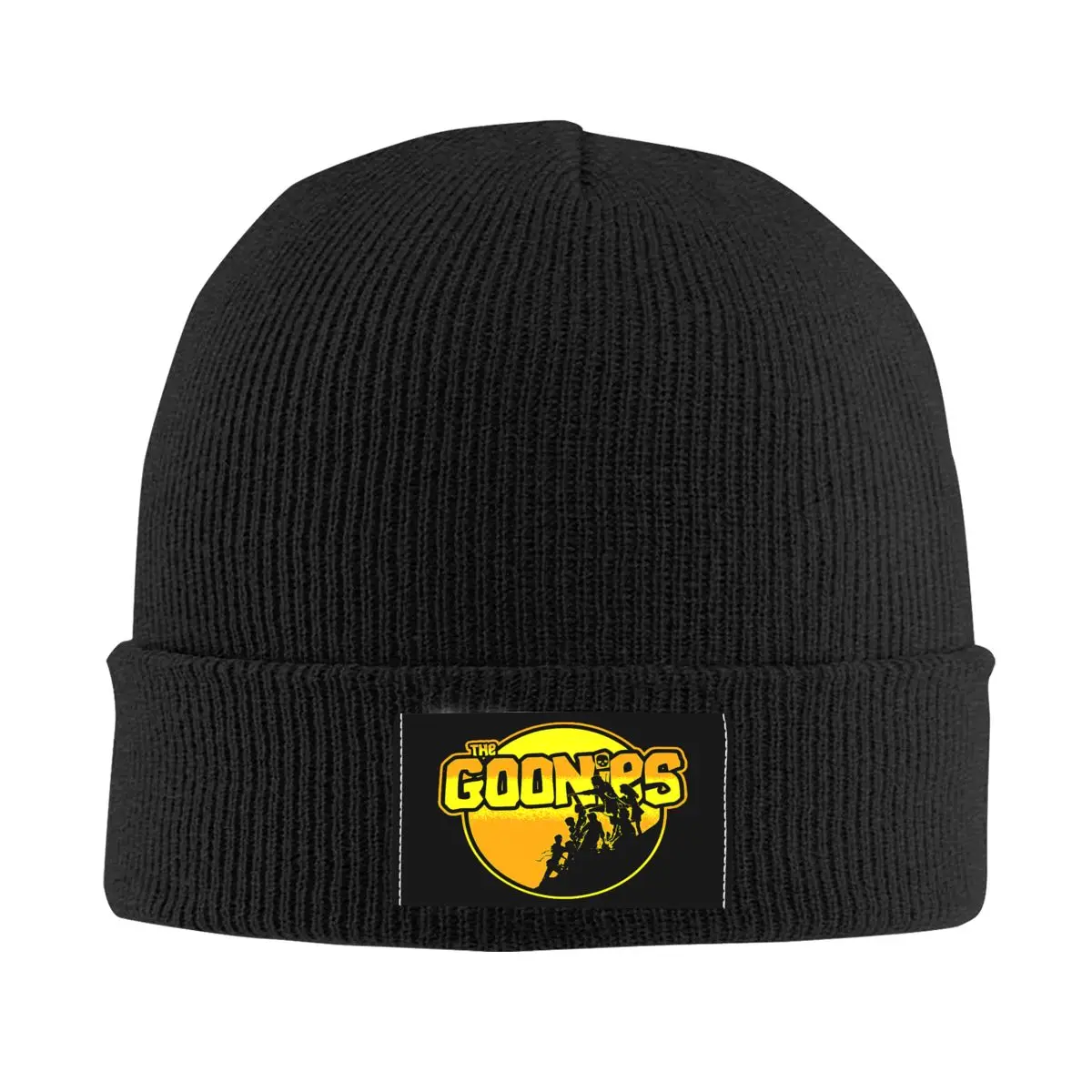

The Goonies Logo Bonnet Hats Fashion Knitting Hat For Men Women Autumn Winter Warm Never Say Die Sloth Skullies Beanies Caps