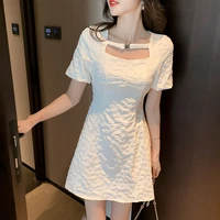 a line short sleeve mini dress for womens clothes 2022 summer casual comfortable lady streetwear