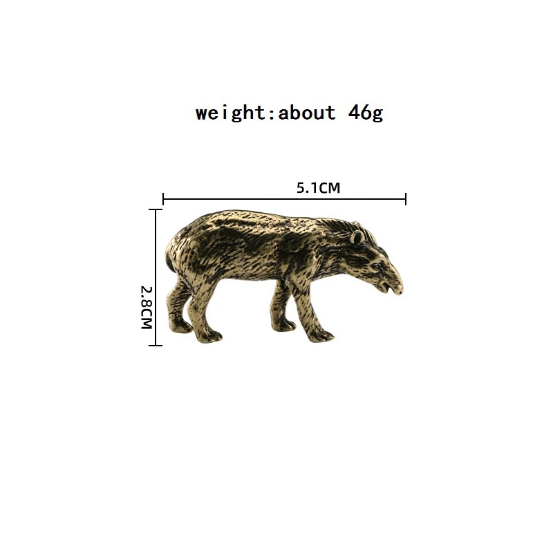 

Медная статуэтка тапира