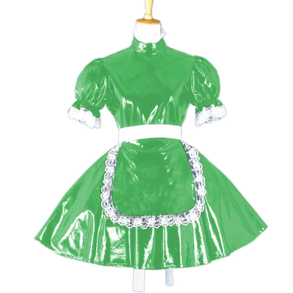 Sissy Dress Erotic Lingerie Porno Corssdress Women PVC Latex Dress Crossdresser  Sissy Lingerie Leather Dress Gay Male Costumes | AliExpress