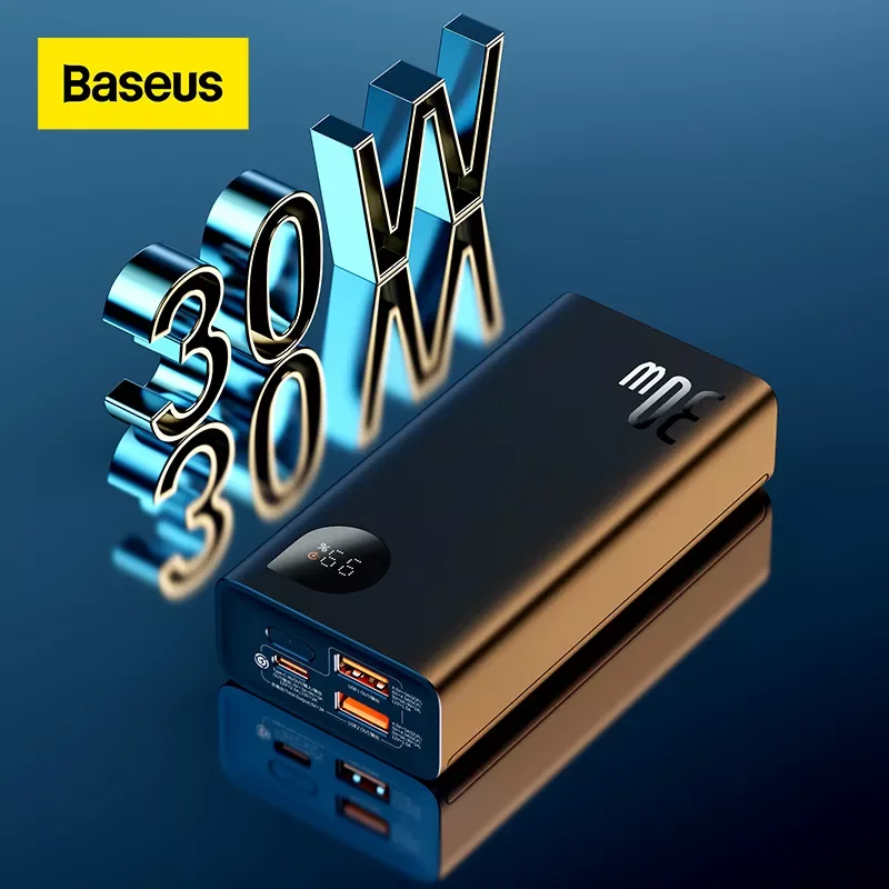 

NEW Baseus 30W Mini Power Bank 10000mAh PD Fast Charging Powerbank Portable Battery Charger For iPhone 14 13 Pro Max iPad Pro