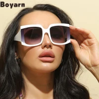 boyarn new retro steampunk large frame square womens sunglasses cross border ins style sunglasses mens street shooting gl