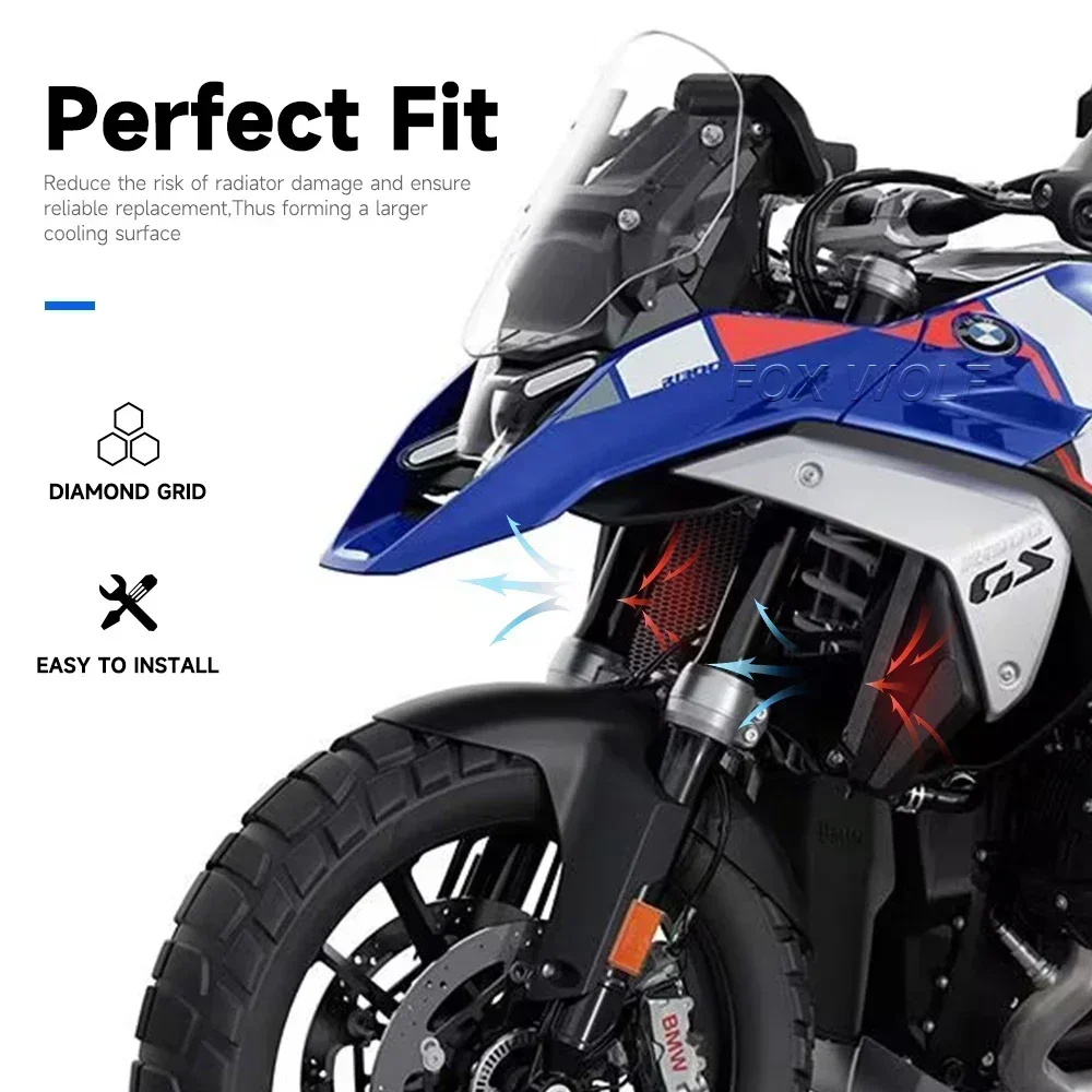 Новинка защитная крышка радиатора мотоцикла R1300GS 2023 2024 радиатор масляное