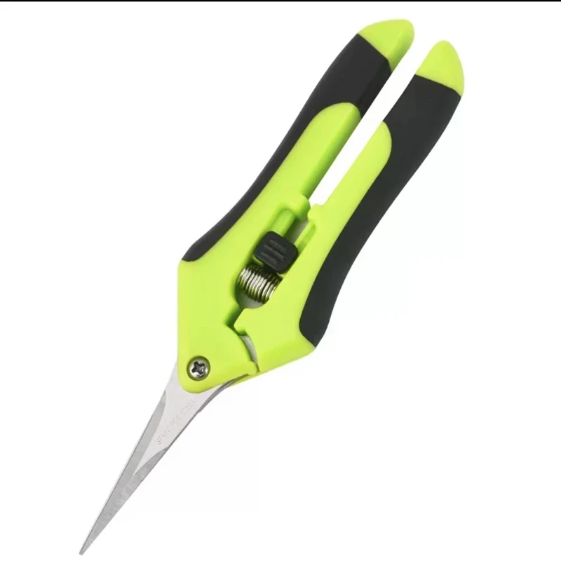 

Садовые ножницы из нержавеющей стали для обрезки, ручной секатор для винограда, фруктов, трав в горшках, 1 шт.