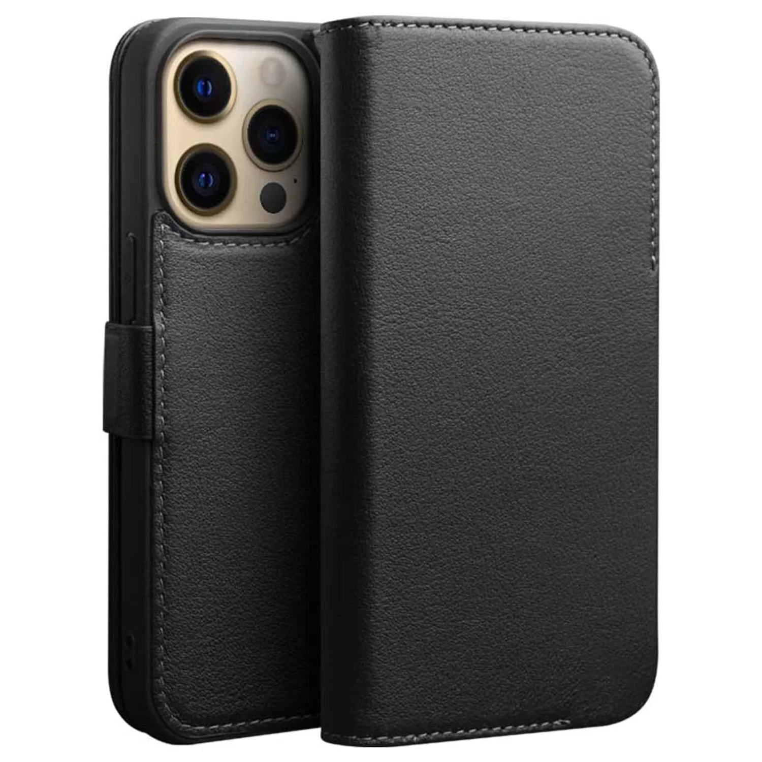 

Чехол-бумажник для iPhone 14/14 Plus/14 Pro/14 Pro Max, противоударный кожаный чехол-книжка премиум класса с магнитной кнопкой и откидной крышкой