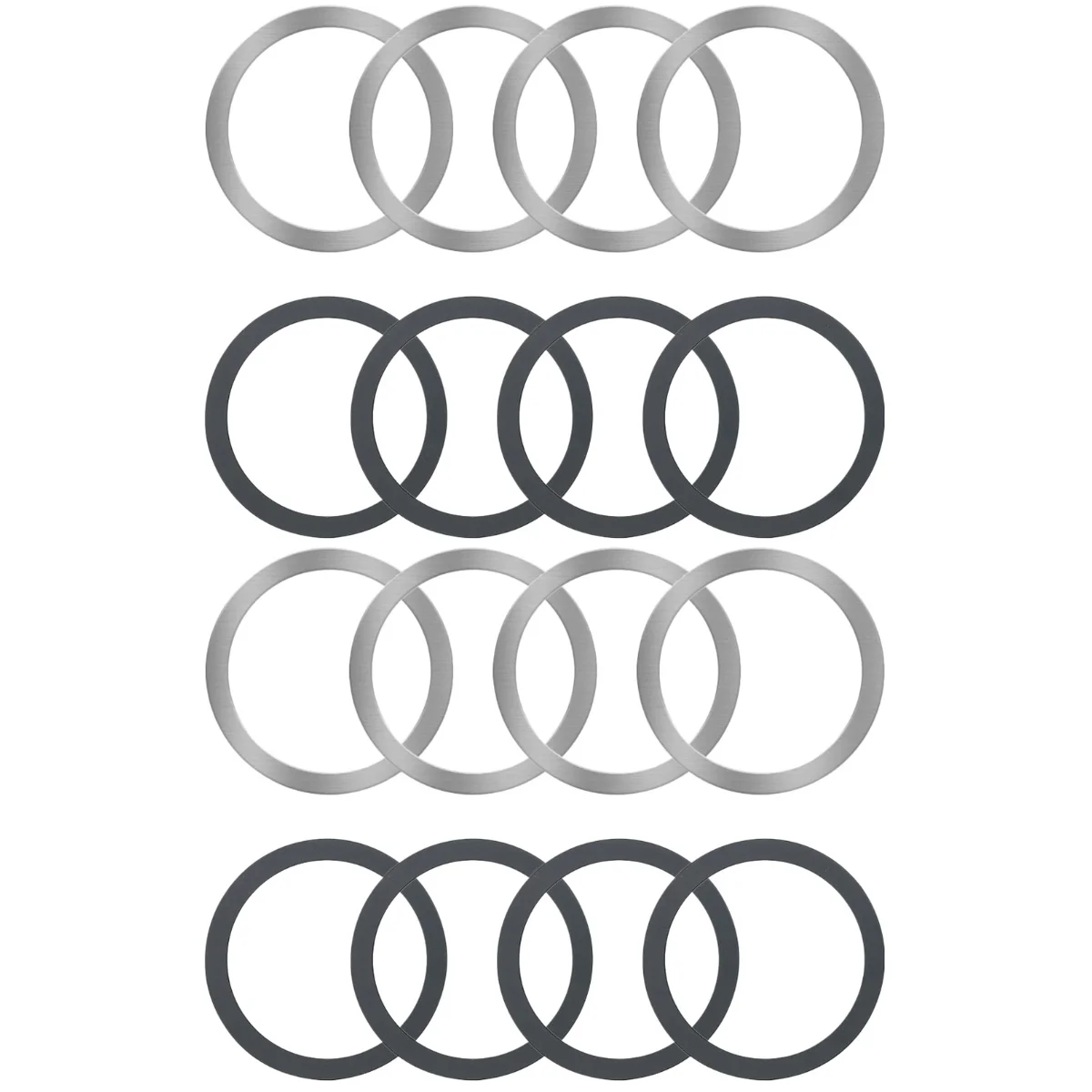 

16 Round Metal Discs Back Sticking Wireless Charging Metal Ring Sticker