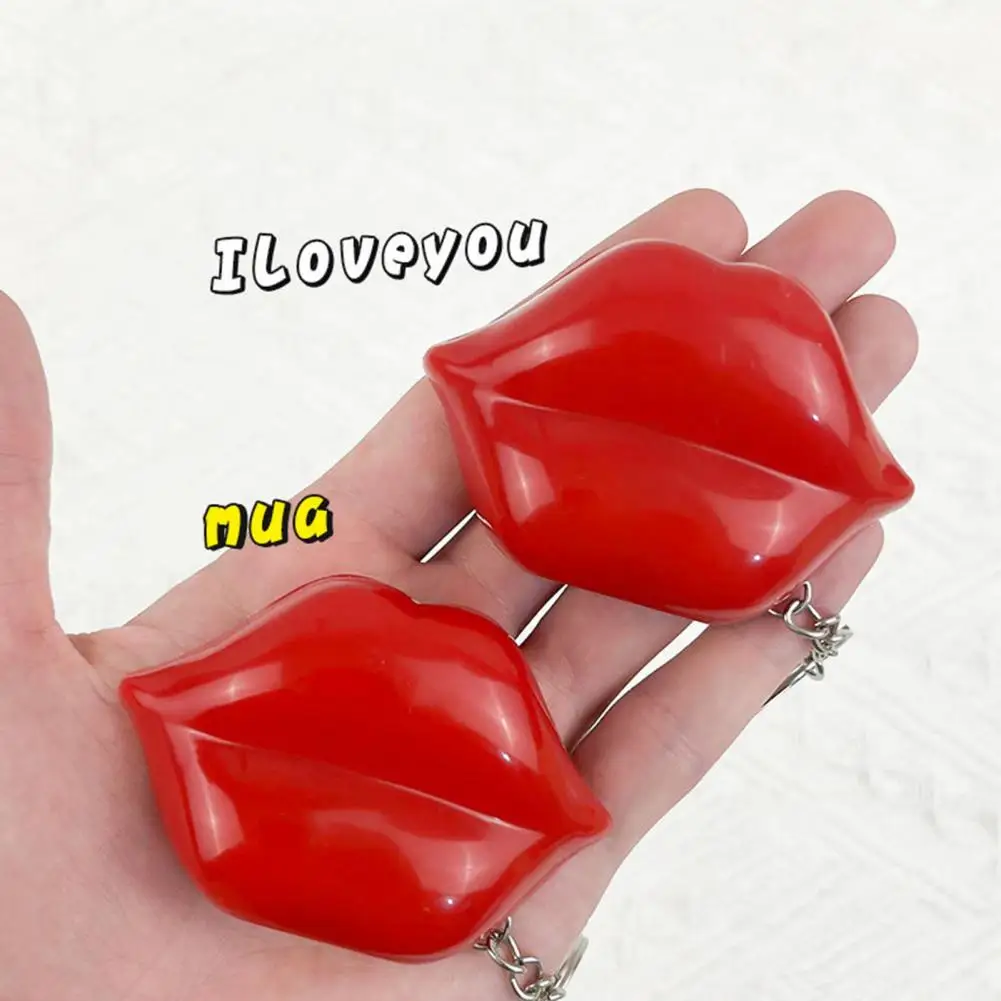 Брелок для рюкзаков портативная фотоподвеска с забавным звуком поцелуя