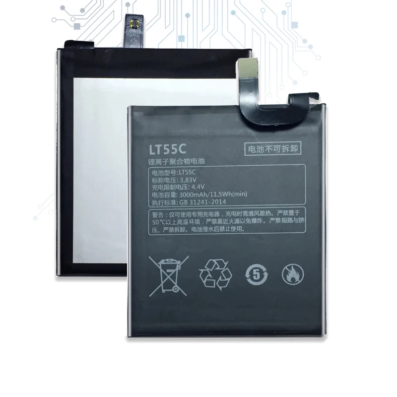 Сменный литий-полимерный аккумулятор LT55C для LeEco One S Letv Le Phone 1S X500 3000 мАч