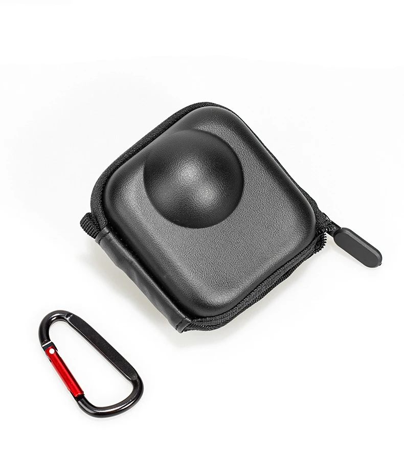 Фото Аксессуары для Gopro Max 2 Max2, защитный корпус, мини-сумка из искусственной кожи, портативная дорожная водонепроницаемая полумолния + замок №3
