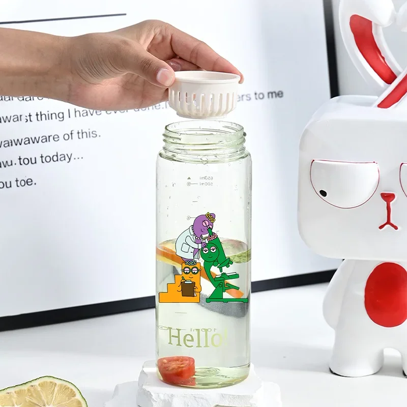 650 мл Barbapapa детская бутылка для воды большой емкости студенческая спортивная